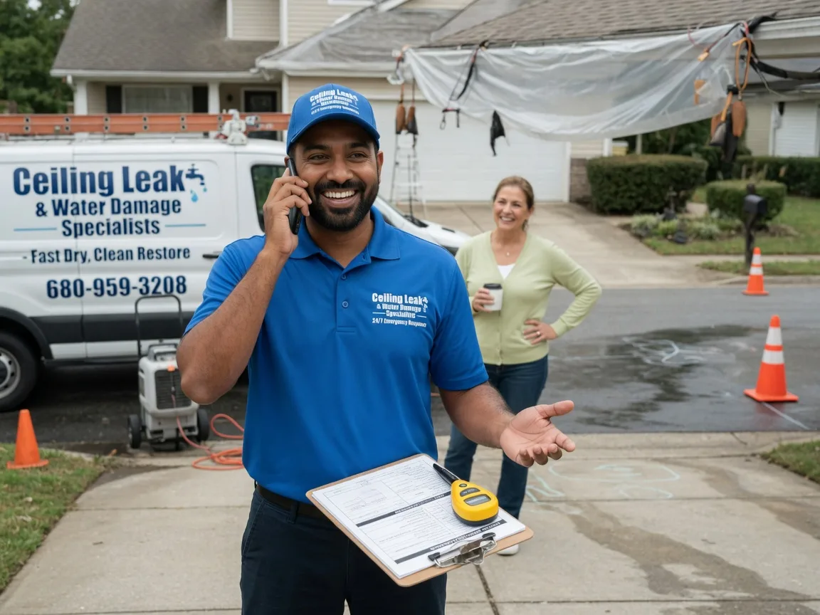 Ceiling Leak Cleanup Granville, IL FAQs